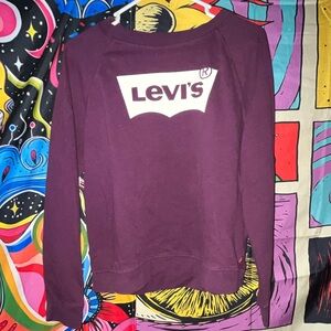 Levi's Plum Crewneck Sweatshirt